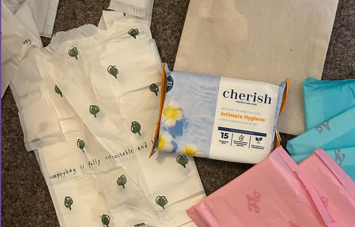 Menstrual products collected for charity